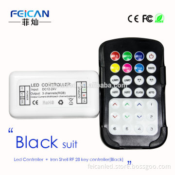 New design 28keys 288W RF RGB remote control for bike light and LED rope light